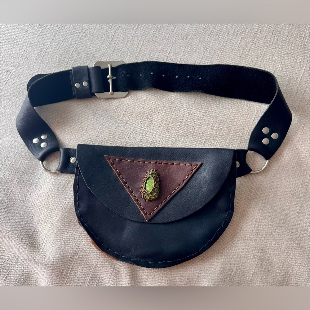 ✨ Handcrafted Leather Festival Belt Bag / Hip Pouch/Fanny Pack ✨